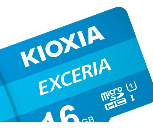 Imagem 2 de 6 de Cartão Memória Micro Sdhc 16gb Exceria 100mbs Kioxia Cadapt