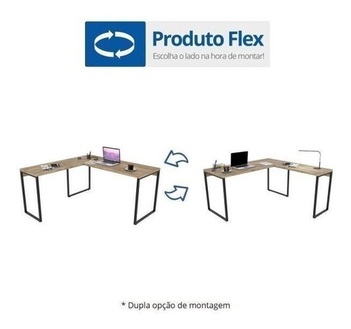 Escritório Completo Com Mesa De Escritório Em L E 2 Bg