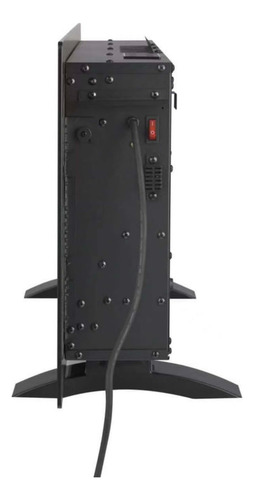 Lareira Elétrica 1500w Parede E Bancada Com Controle Moderno