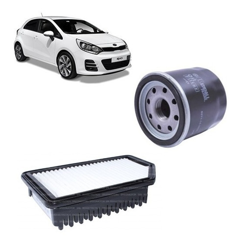 Kit  Filtros Aire/aceite Para Kia Rio 3 1.4 2012-2017