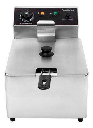 Freidora Eléctrica Comercial Turboblender 6 Litros Acero In.