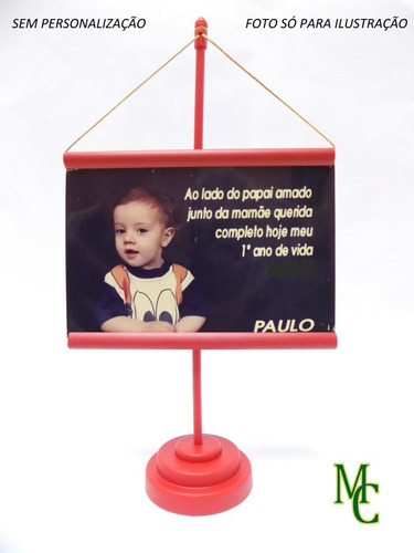Imagem 1 de 4 de Mini Banner 10x15 Cm P/ Personalizar (perfil 15cm) 100 Pçs