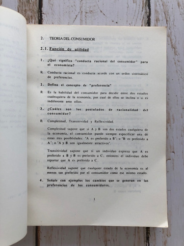 Problemas Resueltos De Microeconomía / Raúl Espinosa Wellman (Usado)