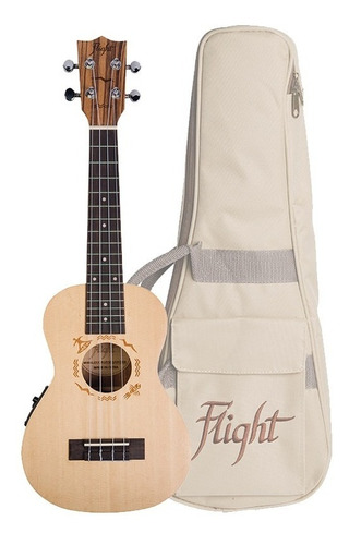 Ukelele Flight Concierto Eelectro Acustico Duc525 Eq Sp/zeb