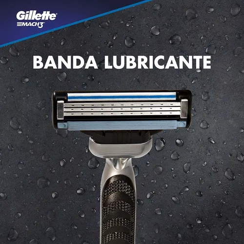 Maquina De Afeitar Gillette Mach3 + 2 Repuestos