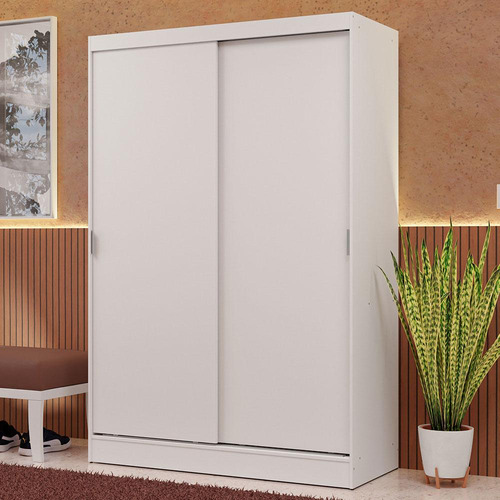 Armario corredizo blanco de 2 puertas Max Madesa