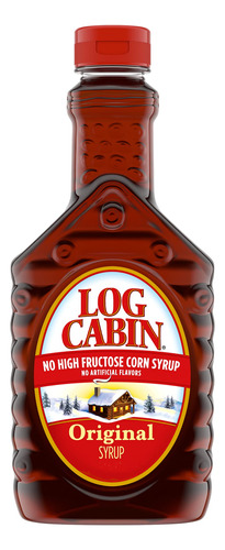 Log Cabin Jarabe Original Para Panqueques, 12 Onzas Liquidas