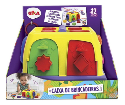 Brinquedo Infantil Caixa De Brincadeiras - Elka 1135