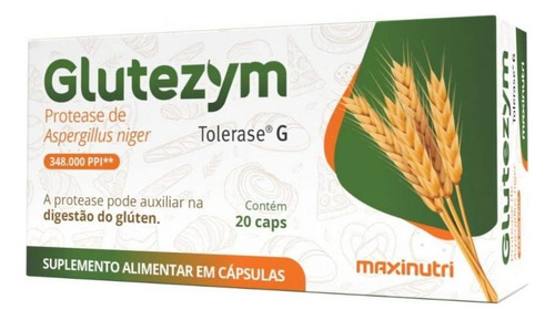 Glutezym 348.000 (20 Caps) - Padrão: Único Cápsulas