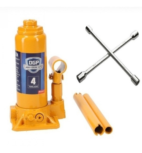 Kit Gata Botella 4 Ton. + Llave Hilux Doble Cabina