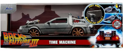 Back To The Future 3 Delorean Ferrocarril Con Luz 1/24 Jada