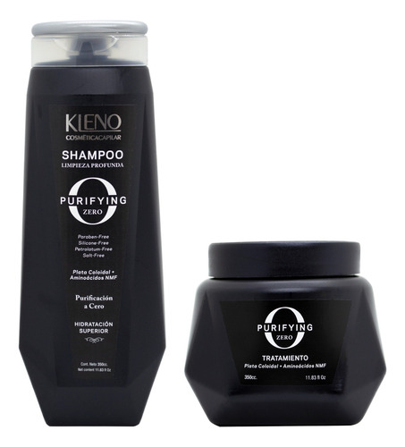 Kleno Purifying Zero Kit Shampoo + Tratamiento Mascara 6c