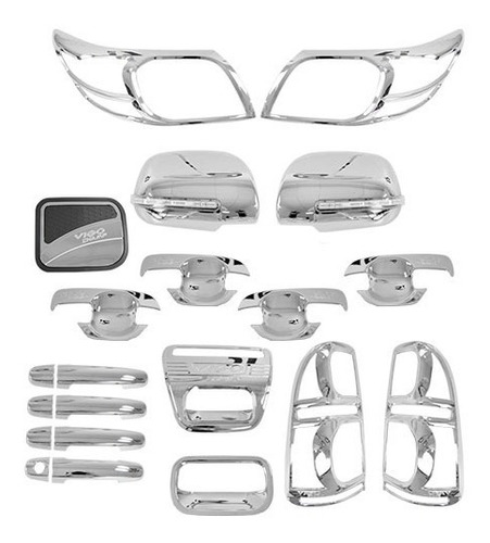 Kit Cromado Para Hilux Vigo 2012-14 N 12 Piezas E58hlvg2012a