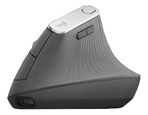 Mouse Logitech Mx Vertical Preto 4000 Dpi Sem Fio