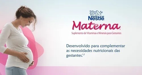 Multivitamínico Materna Nestlé para mujeres embarazadas C/60 comprimidos