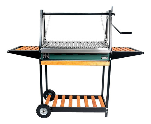 Hobby Grill Asador De Carbón Pampa Ii Elite Color Verde oscuro