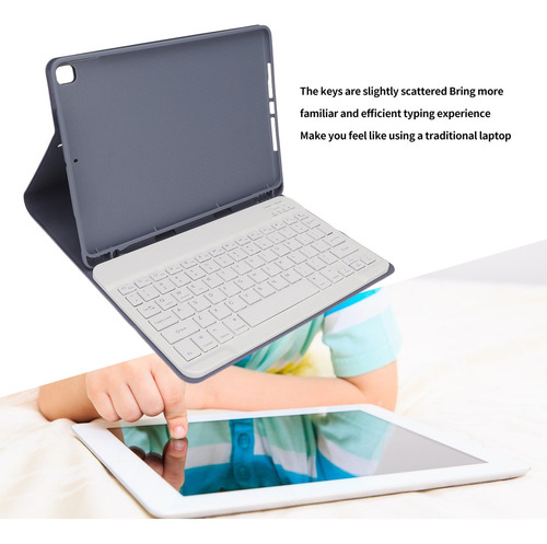 Juego De Teclado Magnético Inalámbrico Y Estuche Extraíble B