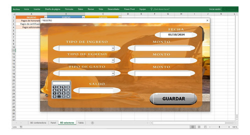 Sistema Excel Para Gestión De Constructoras