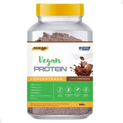 Vegan Protein 900g Proteína Vegetal Sem Lactose