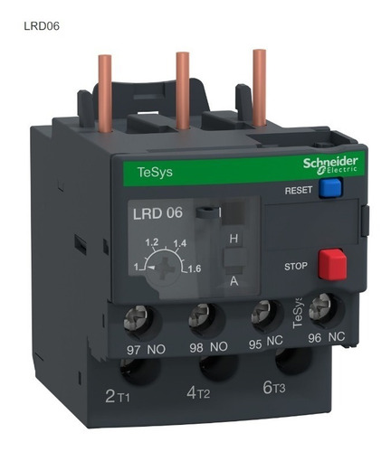 Rele Termico Tesys 1-1,6a Lrd6 Schneider Electric