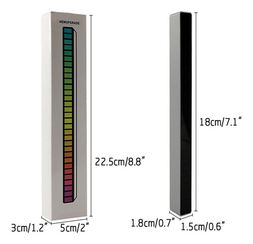 Lámpara De Captación Led Rgb De 18 Colores Con Control De So
