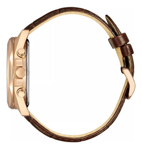 Citizen Dress Classic Crono White Ca4593-15a ...... Dcmstore Correa Café Bisel Oro rosa Fondo Blanco