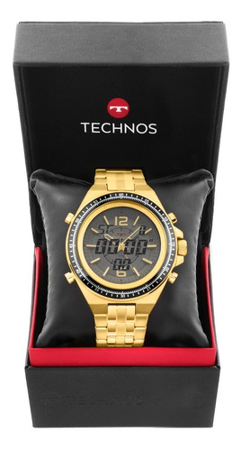 Relógio Masculino Technos Dourado Ts Carbon 2035msd/4b