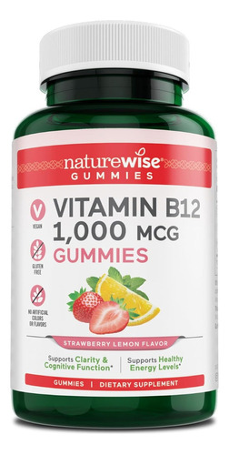 Vitamina B12 1000 Mcg Naturewise 90 Gomitas
