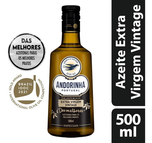 Azeite Andorinha Ev Vintage 500ml - Especiais