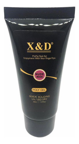 Polygel X&d Nude 06 Powder Gel Led Uv 30ml