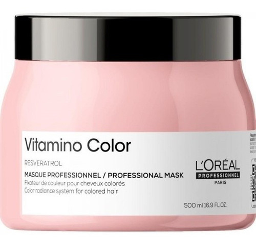 Loreal Máscara Vitamino Color Resveratrol 500 Ml
