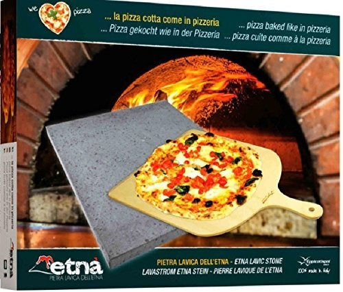 Set De Pizza Con Piedra De Cocinar Y Pala, Plata