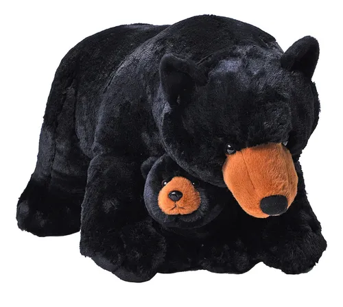 Oso negro de peluche on sale