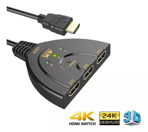SWITCH HDMI V1.3 2 ENTRADAS-1 SALIDA CABLE 0,5 M 10.25.2102