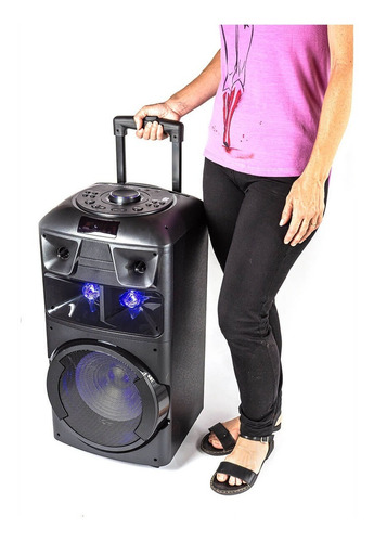 Imagen 2 de 2 de Parlante Bafle Stromberg Dj4004 Bluetooth Tws De 120w