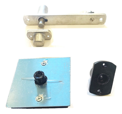 Kit Pivot Piso Fadeca Acero Inox - Alum Pesado Puerta 360