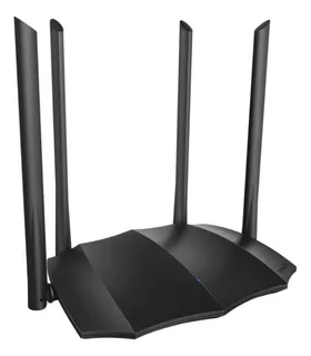 Router Repetidor Wifi Tenda Ac8 Rompemuros 4 Antenas Gigabit Color Negro