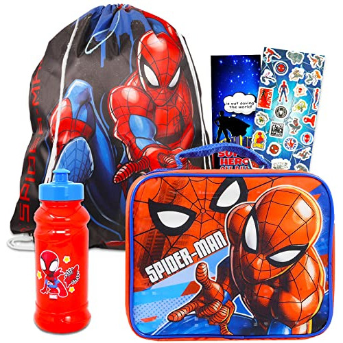 Marvel Shop Spiderman Juego De La Caja De Almuerzo - 11fmk