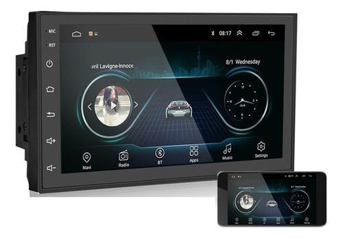 2 Din - Radio For Coche, 2,5d, Gps, Android, Reproductor Mu