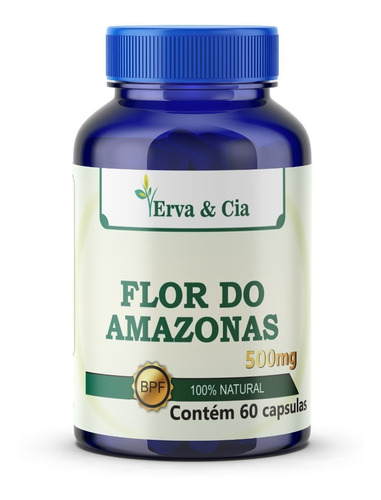 Flor Do Amazonas Mão De Deus Saúde Digestiva 60 Capsulas