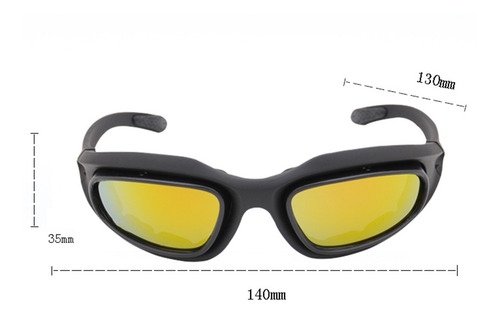 Gafas T?cticas Polarizadas Tipo Uv400 Con 4 Lentes Para Tiro