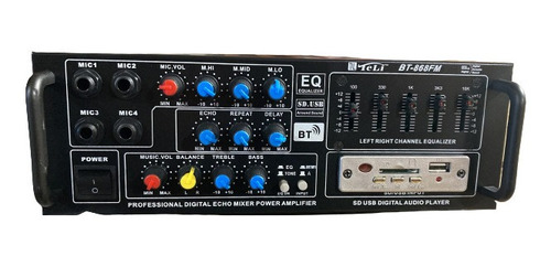 Amplificador Usb/bluetooth Bt868 - Sonivox