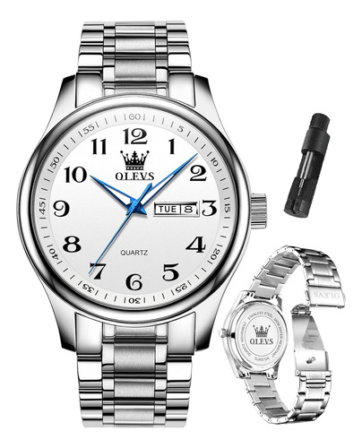 Reloj Olevs  Ky-s-g5567gs-bb Es  Mens Vestidos De Lujo Es De