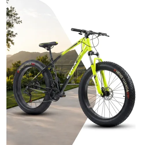 Bicicleta Fat Bike Aro 26 Gtr-x Pneus 4.0 Alumínio Shimano