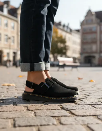 Sandalias Dr. Martens Jorge Ii Black Eh Suede Unisex 3156300