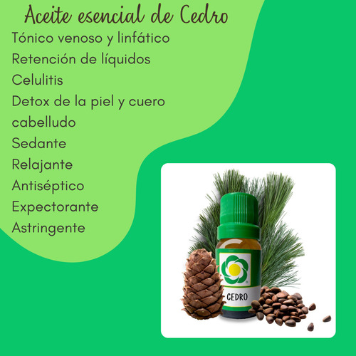 Aromaterapia Aceite Esencial De Cedro Biosalud® 10ml