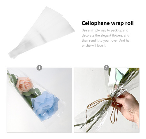 Bolsas De Regalo Transparentes Para Envolver Ramos De Flores