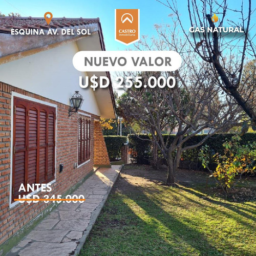 Venta Casa Con Piscina En Esquina Av. Del Sol. Merlo San Luis