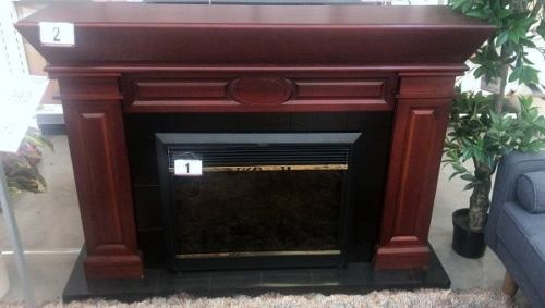 Imagen 2 de 3 de Manto De Madera Para Chimenea Electrica Tepa Alcazar