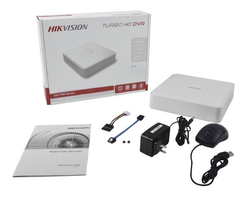 Imagen 4 de 4 de Dvr Hikvision 8 Canales+2 Ip 1080p Pentahi Ds-7108hghi-f1/n